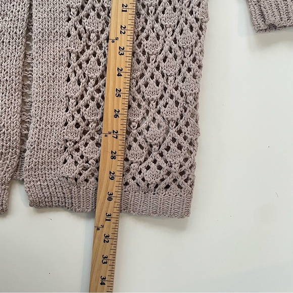 Francesca's Jun & Ivy Tan Cassie Long Sleeve Open Front Cardigan Size XS, NWT - Picture 8 of 8